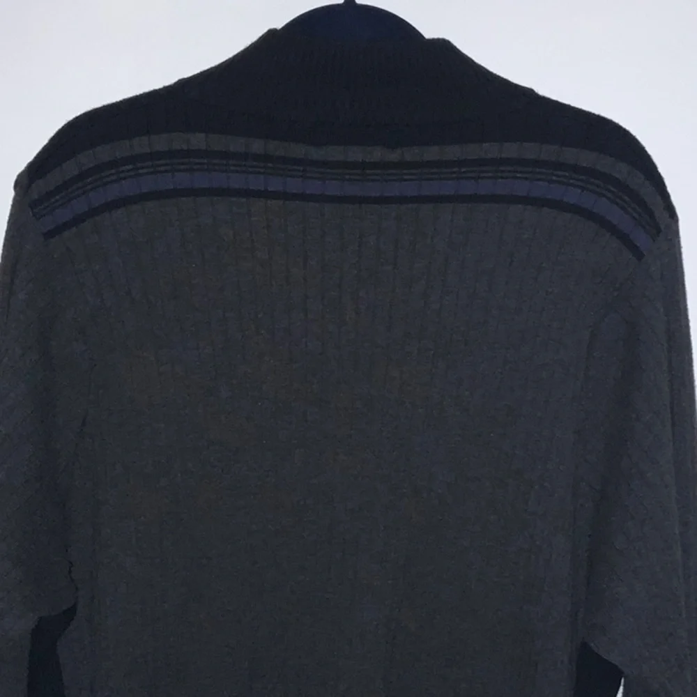 Spring + Mercer Men’s Gray Ribbed Sweater XL